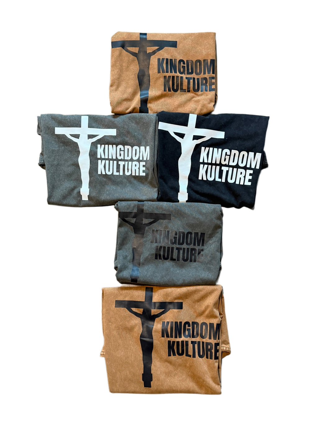 Kingdom Culture Logo Tee Acid Wash Oversized tee